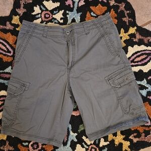 🔥🔥Y2K Unionbay Men's Gray Cargo Shorts🔥🔥 SIZE 34